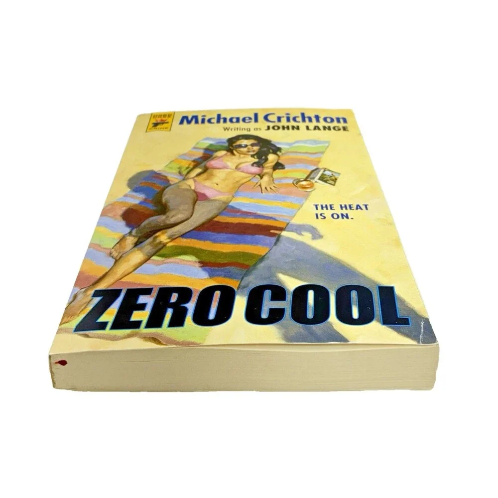 Zero Cool By Michael Crichton as John Lange 2008 Hard Case Crime Novel Unread